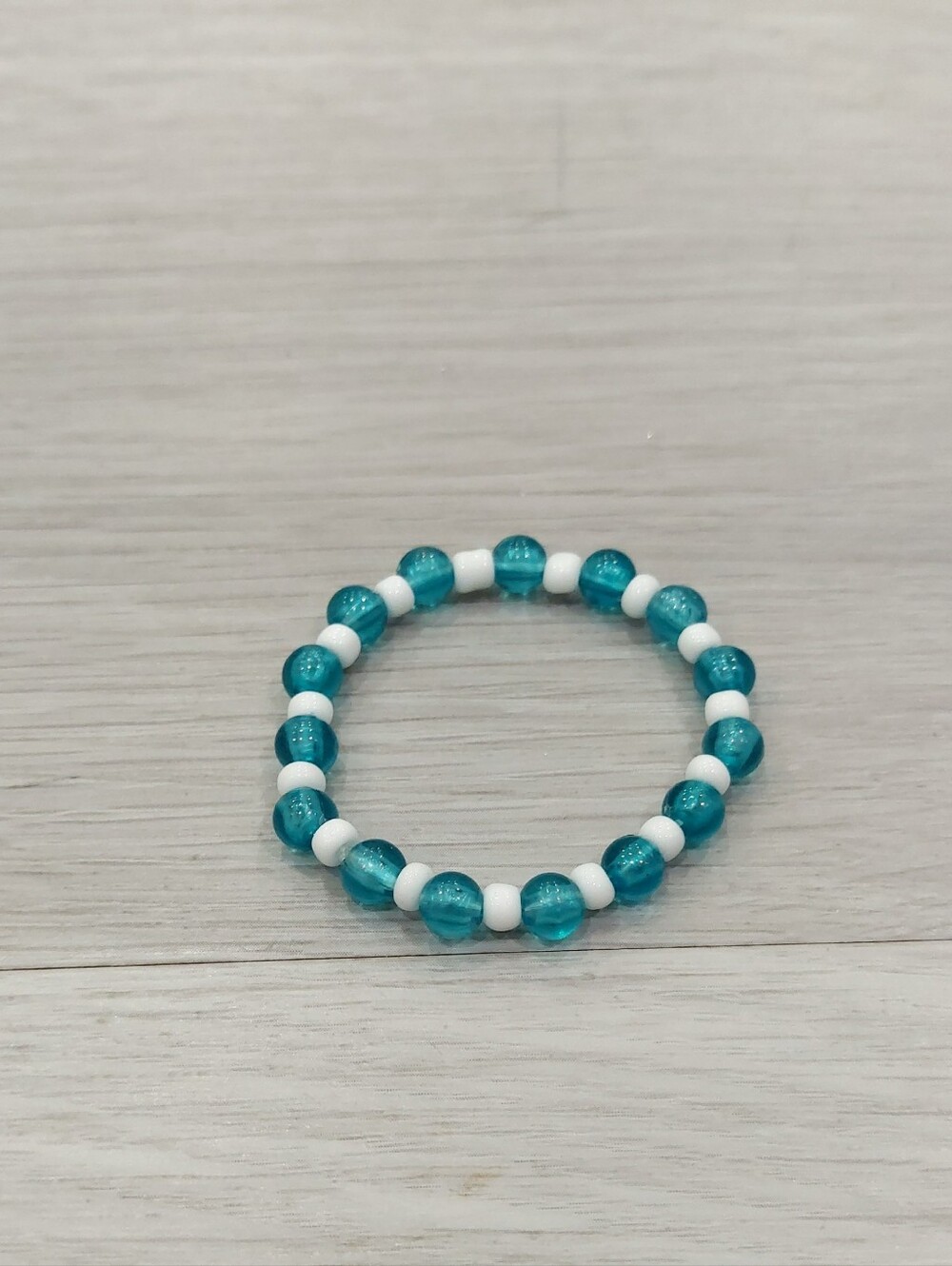 Cute Blue And White Bracelet